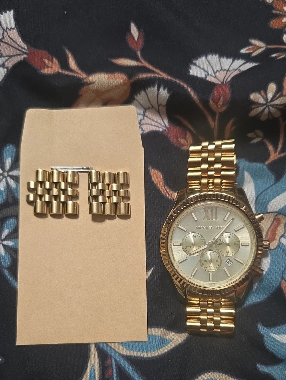Michael Kors Gold-Tone Lexington Watch